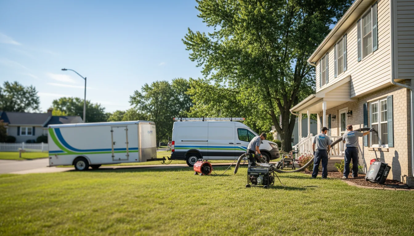Flooded Basement Restoration And Cleanup With Repair in Williamson, IA near me